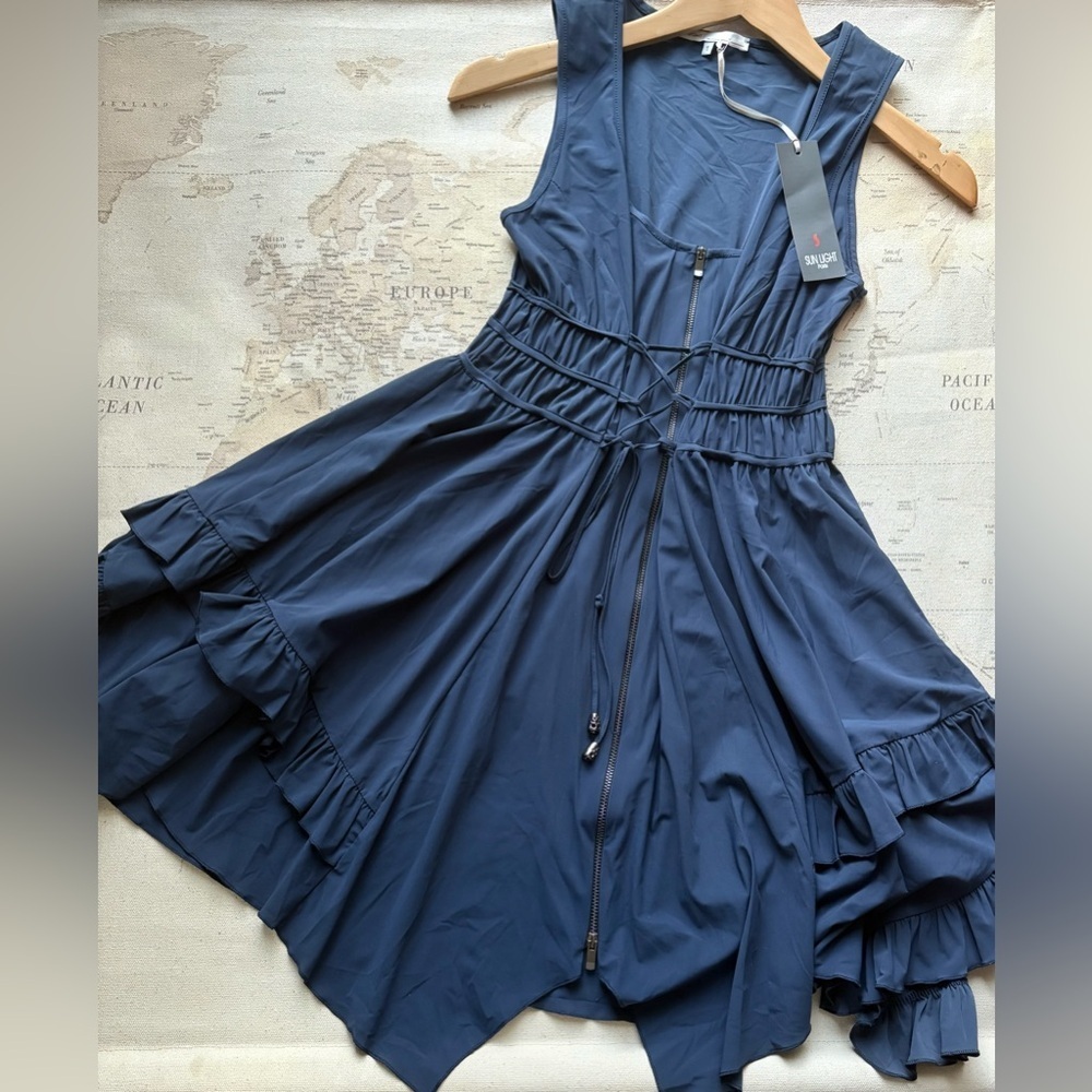 🆕Sun Light Paris Tank Tunic Size 1 (XS) NWT 249$ Blue